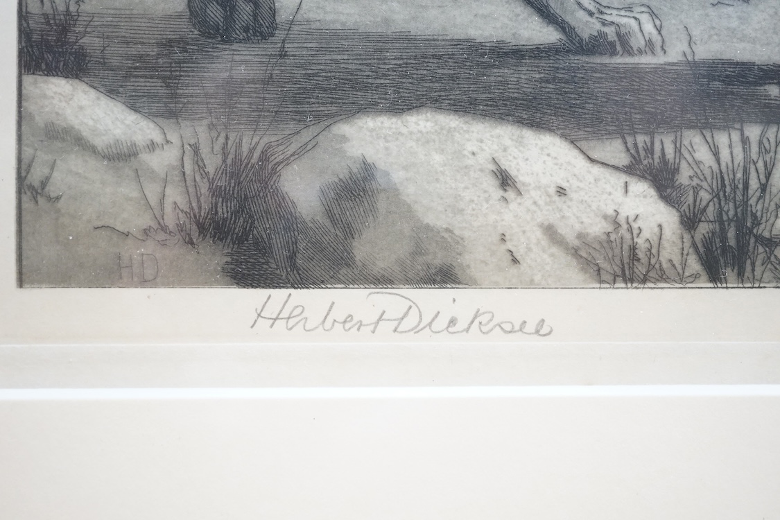 Herbert Dicksee RE (1862-1942), artist's proof 1892, 'The Challenge', signed in pencil, 19 x 26cm. Condition - fair to good